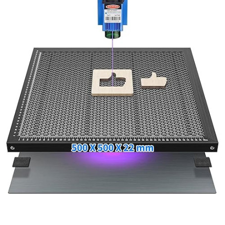 Honeycomb Lit laser, matériau de découpe laser avec plaque en aluminium, table en nid d'abeille en acier pour découpe laser et g