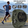 findtime Montre de Sport numérique Militaire pour Homme étanche 50M avec chronomètre Alarme Compte à rebours Double Temps