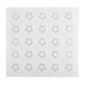 JDIEOQA Moule En Silicone Avec Pendentif En Forme Fleur En Résine Époxy, Porte-clés, Bijoux Pour Bagages, Sacs, Accessoires Coll