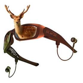 Chujianxi Lunette Camera Bluetooth,Techno-Avancées Camera Sport 1080P,Lunette Connectée Homme avec Opération à Une Touche,Lunett