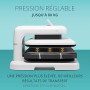 LOKLiK ImPress Auto Heat Press 2 - Presse à transfert automatique pour personnaliser des t-shirts, pulls, couvertures, serviette