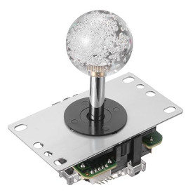 PATIKIL Joystick D'Arcade, 8 Directions 5A 12/14V Style Classique Compétition Manche Long Pour Arcade Game Machine Cabinet Pièce