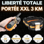 PAWPRO Collier de Dressage, Portée de 3km, Mode Lumière Nocturne, Guide de Dressage Inclus, 124 Niveaux d’Entraînement, BIP Vibr