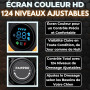 PAWPRO Collier de Dressage, Portée de 3km, Mode Lumière Nocturne, Guide de Dressage Inclus, 124 Niveaux d’Entraînement, BIP Vibr