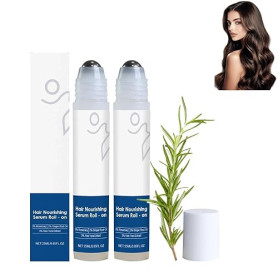 Sérum de croissance capillaire Traboto à base de romarin en roll-on, 25 ml x 2, sérum pour cuir chevelu bloquant, favorise la ci