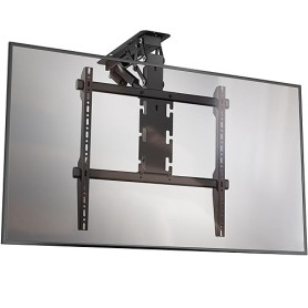 ONKRON Support TV Plafond Motorisé pour 50-75 Pouces Téléviseur Jusqu’à 40 kg, Support Tele Motorisé VESA 200x200-600x600, Accro