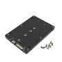 JZK Adaptateur M.2 NGFF SSD vers SATA 2,5 Pouces, 7 mm d'épaisseur boîtier Disque Dur, convertisseur SSD NGFF basé sur clé B & M