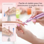Lot de 26 Embout Ponceuse Ongles, 3/32" Professionnels Embouts en Céramique/Diamant pour Lime à Cuticules pour Ponceuse à Ongles