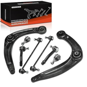 Frankberg 8x Kit de Bras de Suspension Avant Compatible avec C4 II NC DS4 NX 5008 0E 0U 3008 MPV 0U 308 CC 4B 308 I 4A 4C 308 SW