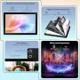 Tablette 10 Pouces Android 15 Tablette Octa-Core Tablette, Widevine L1 24Go + 64 Go + 1 to TF, WiFi 6 BT 5.3 Batterie 5000 mAh,