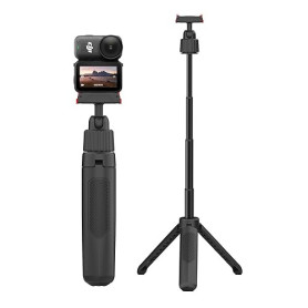 Osmo Nano Action 6 Tripod avec Adaptateur de déclenchement Rapide magnétique, Cadran monoplace avec poignée de poignée Mini-étir