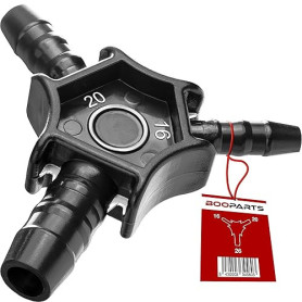 BOOPARTS - Ébavureur Multicouche Ø16-20-26 mm | Calibreur pour Tubes Multicouches, PER et PEX | Outil de Calibrage et Ébavurage