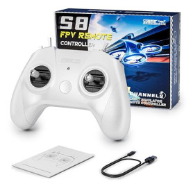 STARTRC S8 Simulateur de Vol pour Drone RC-Télécommande 8 Canaux FPV, Compatible avec les Systèmes/Plateformes Populaires - Entr