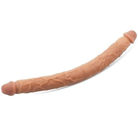 AMAZBEE Gode à double tête pour femmes Gode doux en silicone liquide Jouets pour hommes et femmes Couples Godes réalistes pour d