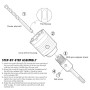 CCLIFE Scie à Cloche Trépan Couronne Carotteuse à Sec Ø 82 mm avec adaptateur SDS plus pour Maçonnerie et Béton