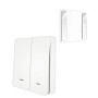 MOES Tuya ZigBee Interrupteur de scène sans fil, alimenté par piles bouton mécaniques, réalise une scène domotique intelligente,