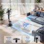 NebulaFlow Ventilateur Brumisateur, 2026 Amélioré Réservoir 4L, 7,5H Ventilateur sur pied, Minuterie, 5 vitesses 3 modes, Ventil