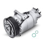 Frankberg Compresseur de Climatisation avec embrayage Compatible avec Qashqai +2 I J10 JJ10E NJ10 M.e.g.a.n.e II BM0/1 CM0/1 Scé