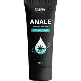 BYPLAY Gel Lubrifiant Anal Extra Glissant, Lubrifiant Dilatateur Intime à l'Eau Non Tachant Anus Unisexe Hydratant 100 ml Usage