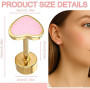 LQIOACU 1 Paire Boucles D'oreilles Tige Forme Cœur Titane Pour Filles Femmes Petites Boucles D'oreilles Mignonnes Hypoallergéniq