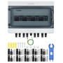DIHOOL Protection surtension DC PV 4 chaines boitier de connexion solaire pour 4 modules solaires 500W systeme solaire balcon di