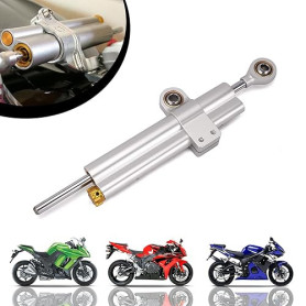 IUVWISN Stabilisateur d'amortisseur de direction de moto Stabilisateurs réglables universels de moto pour ADV R6 Z1000 Z900 R1 6