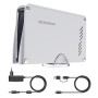 GRAUGEAR Disque Dur Externe 4TB - Compatible PS5/PS4, Haute Vitesse USB 3.2, Boîtier Durable en Aluminium, avec Câbles USB-C et