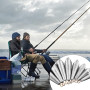XSHAO 50 PCS Plomb Peche Mer, Poids de Pêche 5 g/ 10 g/ 15 g/ 20 g/ 30 g/ 40 g avec Boîte de Rangement pour Plein Air et Pêche e