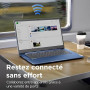 Lenovo IdeaPad Slim 3 Chromebook 14M868 - Ordinateur Portable 14'' FHD (MediaTek Kompanio 520, RAM 4Go, eMMC 64Go, Arm Mali-G52