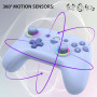 Subsonic - Manette sans Fil LED RGB pour Nintendo Switch 2 - Switch - Bleue