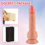 16,5 cm Petit Gode Pénis Design, Mini Gode en Silicone Souple avec Ventouse Forte, Queue de Dildo Naturelle Sex Toy pour Femme,
