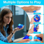 Bambebe 8 Balles Silicone Antistress Magnétiques, Boules de Décompression Sensorielle, Fidget Toys Anti-Stress et Anti-Anxiété p