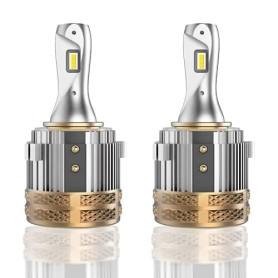 SageSunny Ampoules LED H7 pour phares de Golf MK7 MK6 R GTI 80W 10000LM 6000K Blanc Canbus Sans erreur LED H7 pour feux de crois