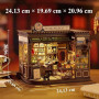 BenBen Puzzle 3D Café Magique, DIY Maquette Adulte Puzzle 3D Miniature Maison Miniature à Construire Décoration Livre Bibliothèq