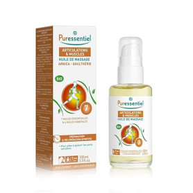 Puressentiel– Articulations et Muscles – Huile de Massage Arnica Gaulthérie Bio – Formule 100% naturelle aux 7 Huiles Essentiell