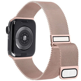 YLK Métal Bracelets Compatible avec Apple Watch 38mm 40mm 41mm 42mm 44mm 45mm Ultra 49mm Femme Homme, Acier Inoxydable en Métal