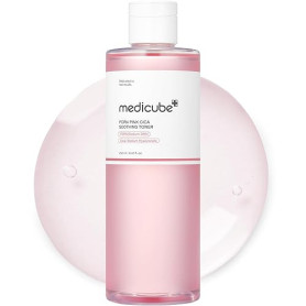 medicube Le tonique apaisant saumon Dna Pdrn Pink Cica est rose qui stimule, apaise la peau (250 ml/8,45 onces liquides) (Oz.) T