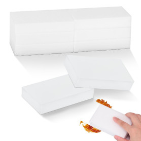 8 Pcs Eponge Magique Mur Blanc, Gomme Magique Mur Blanc, Eponge Vaisselle, éponges Cuisine pour Nettoyant Salle de Bain Cuisine 