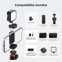 K&F CONCEPT MS62 Perche à Selfie 65 cm, Trépied Léger Portable pour Téléphone/Caméra avec 1/4" et Rotule 360°, Compatible Smartp