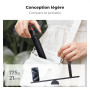 K&F CONCEPT MS62 Perche à Selfie 65 cm, Trépied Léger Portable pour Téléphone/Caméra avec 1/4" et Rotule 360°, Compatible Smartp