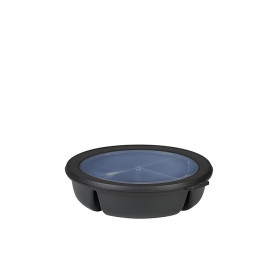 Mepal - Bol bento Cirqula 3 cases multi-usage rond - Boîte de conservation hermétique - Conserver un repas séparé - Meal prep co