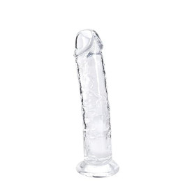Gode realiste de 18 cm pour femme, souple et adapté aux débutants. Doté d'une gode ventouse, idéal pour femmes et couples. Jouet