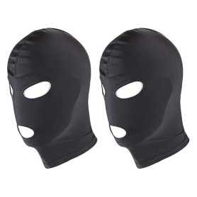 JIHUOO Lot de 2 masques ouverts pour les yeux ouverts, masque complet pour le visage, cagoule, ski, moto, cyclisme, protection U