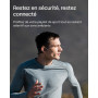 SHOKZ OpenRun Casque à Conduction osseuse, écouteurs Bluetooth Oreilles Libres pour Le Sport avec Micro, Casque sans Fil étanche
