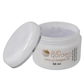 Sun Garden Nails - Gel UV de Construction Classique Transparent - 50 ml - Auto-Lissant - Viscosité Moyenne