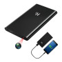 YCCNIU Caméra Cachée, Mini Caméra Cachée 2 en 1 avec Batterie Externe de 5000 mAh, Mini-caméra Espion HD 1080P avec Vision Noctu