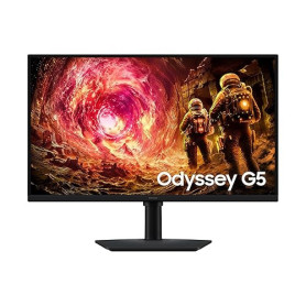 Samsung Écran Gaming Odyssey G5 G50F 27", 180Hz, QHD (2560 x 1440), 1ms, 1.000:1, Inclinable, Orientable, Pivotable et Ajustable