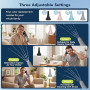 Nettoyeur Oreille, JDZ Nettoyage Oreille Rechargeable à Double Réservoir, IPX7 Étanche Nettoyeur Oreilles Adultes avec 12 Embout