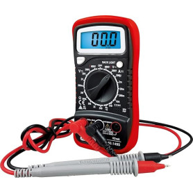 KS Tools - 150.1495 - Multimètre digital - Boîtier rigide avec fonction de mesure de base