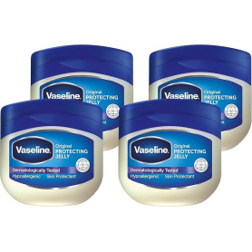 Vaseline Original Protecting Jelly, Crème Protectrice et Réparatrice, Adaptée aux Peaux Sensibles, Peau Sèche Nourrie, Barrière